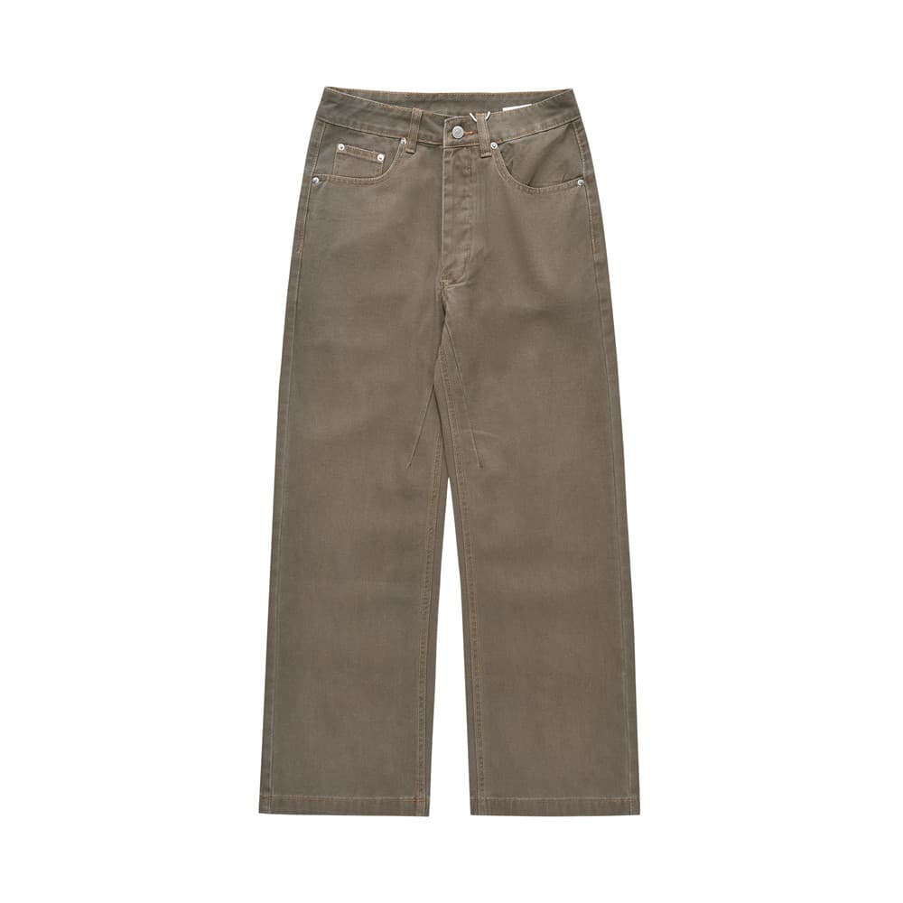 Pantalones de mezclilla rectos para hombre