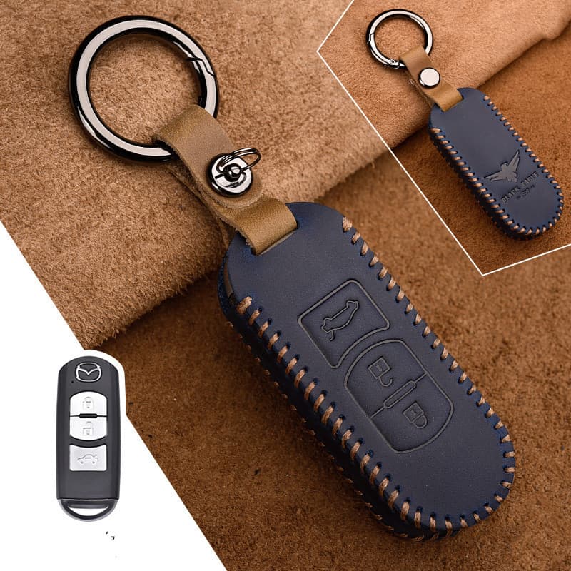 Funda de cuero para llaves Mazda CX4