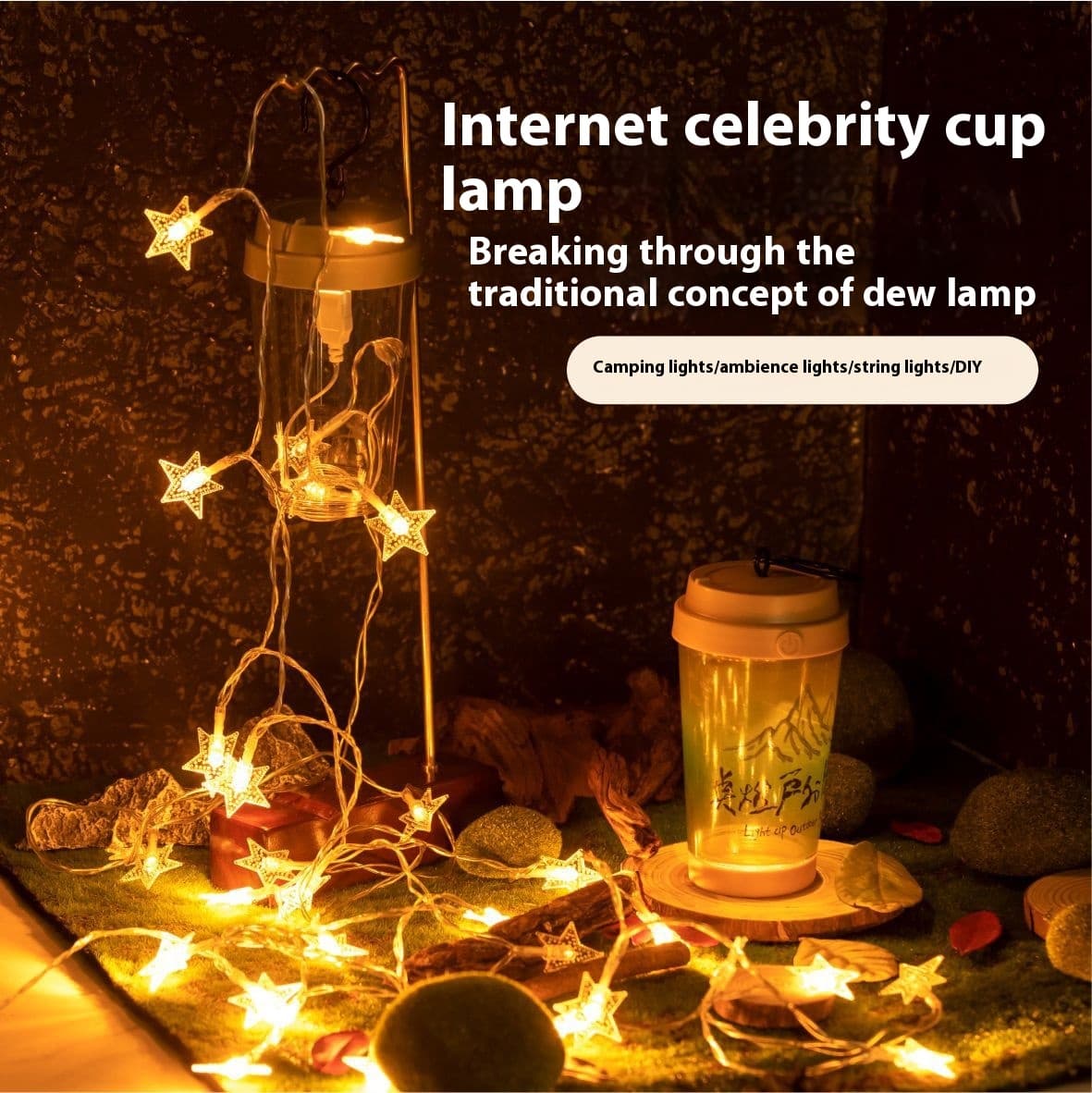 Linterna LED recargable camping impermeable