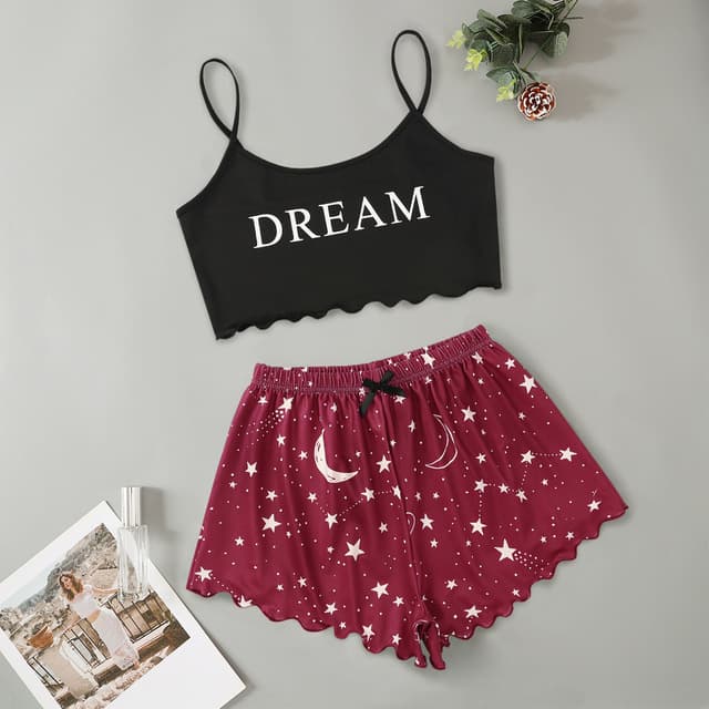 Conjunto bikini estampado tubo y shorts