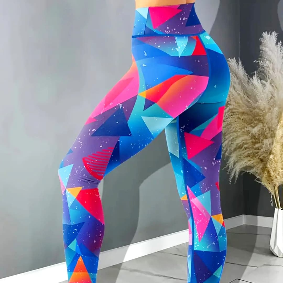 Pantalones yoga de cintura alta con efecto levantador de glúteos