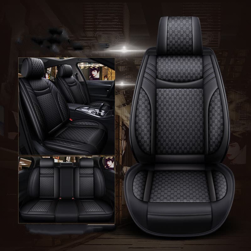 Funda de asiento de auto de lino para todas las estaciones