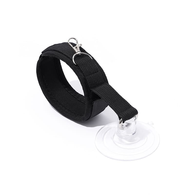Collar fijo para baño de mascotas con ventosas