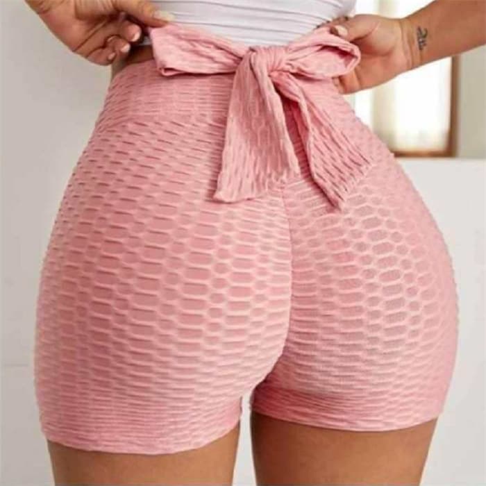 Pantalones de yoga jacquard efecto burbuja