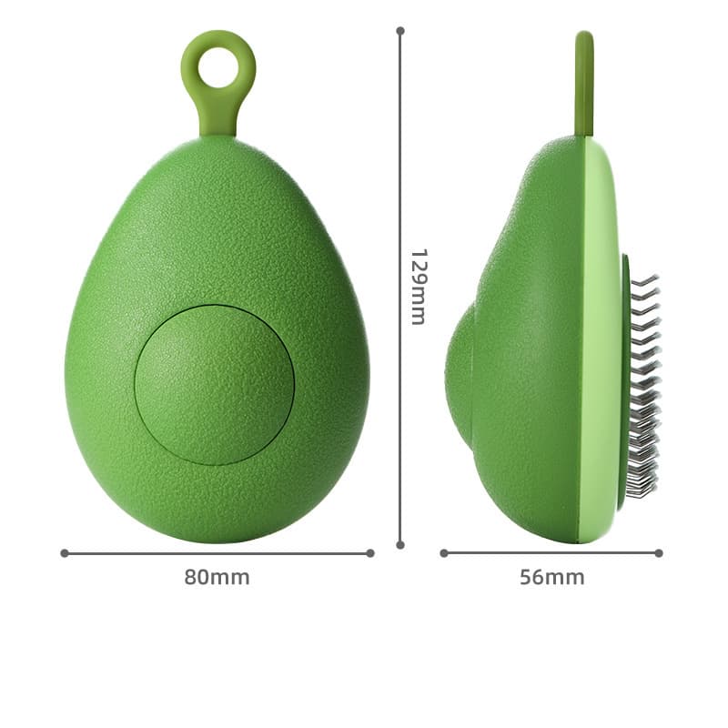 Peine para gatos con forma de frutas y limpieza automática