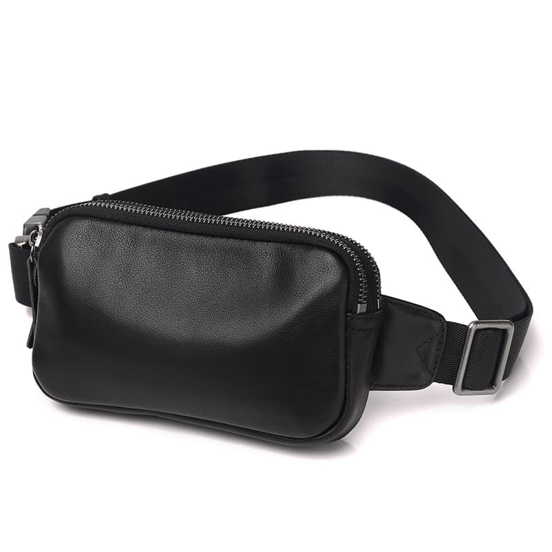 Bolsa crossbody cuero mini para hombre