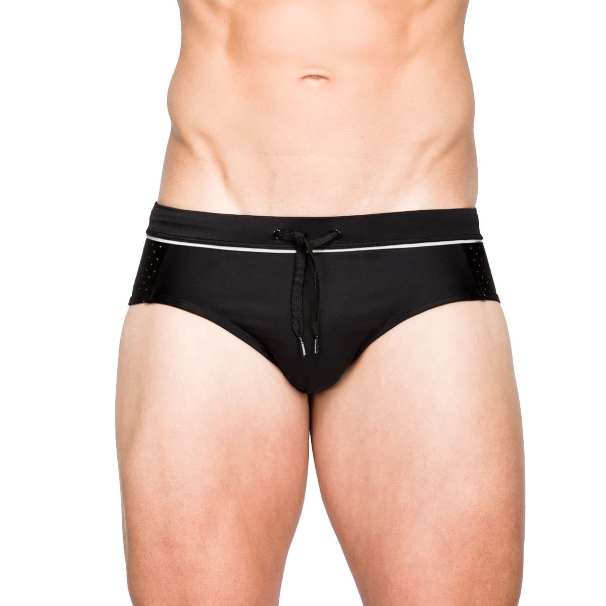 Bañador tipo slip para hombre con malla