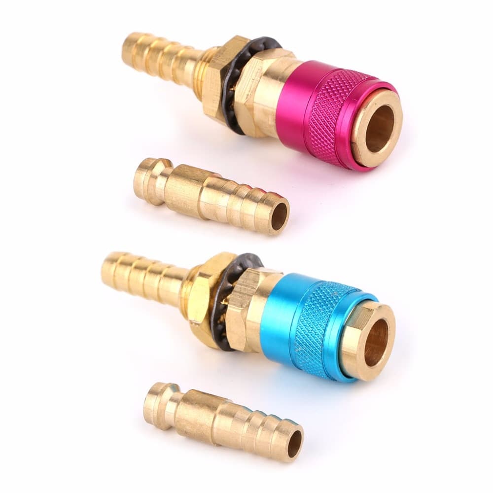 Conector rápido autoblocante para refrigeración