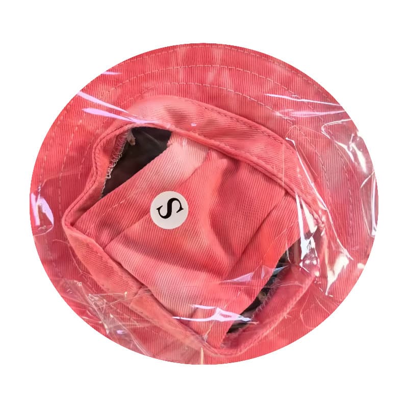 Sombrero tipo cubo para mascotas, transpirable y resistente
