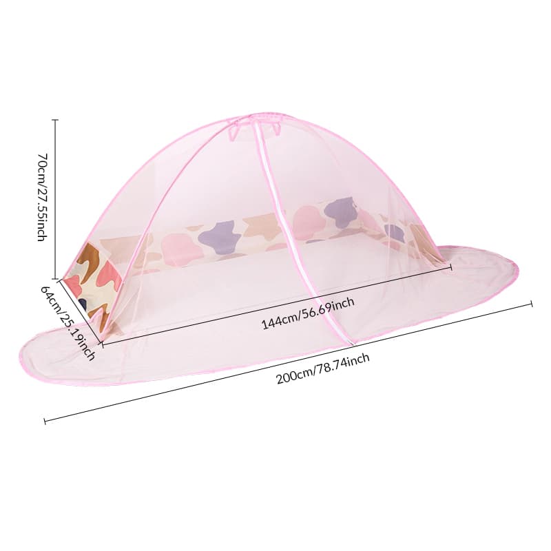 Red de mosquitos portátil y plegable para cama