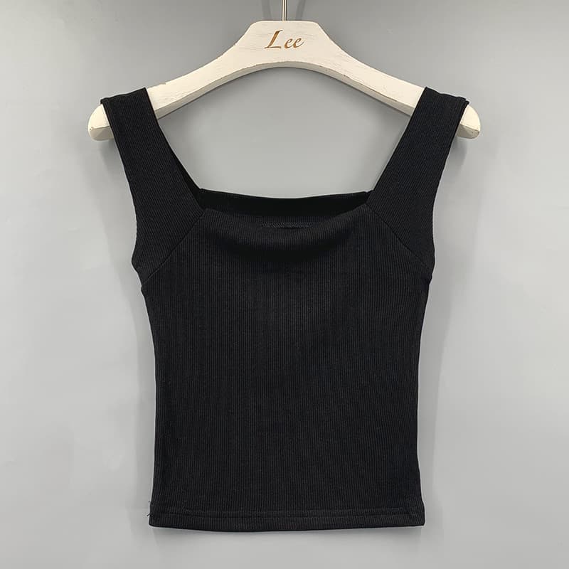 Camiseta sin espalda de viscosa