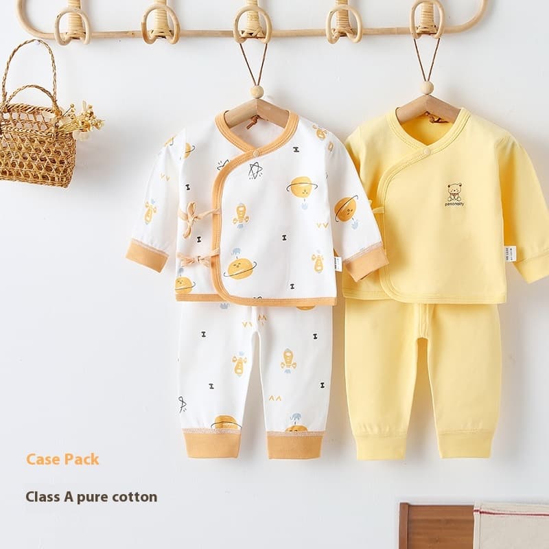 Pijama cálido puro algodón para recién nacidos