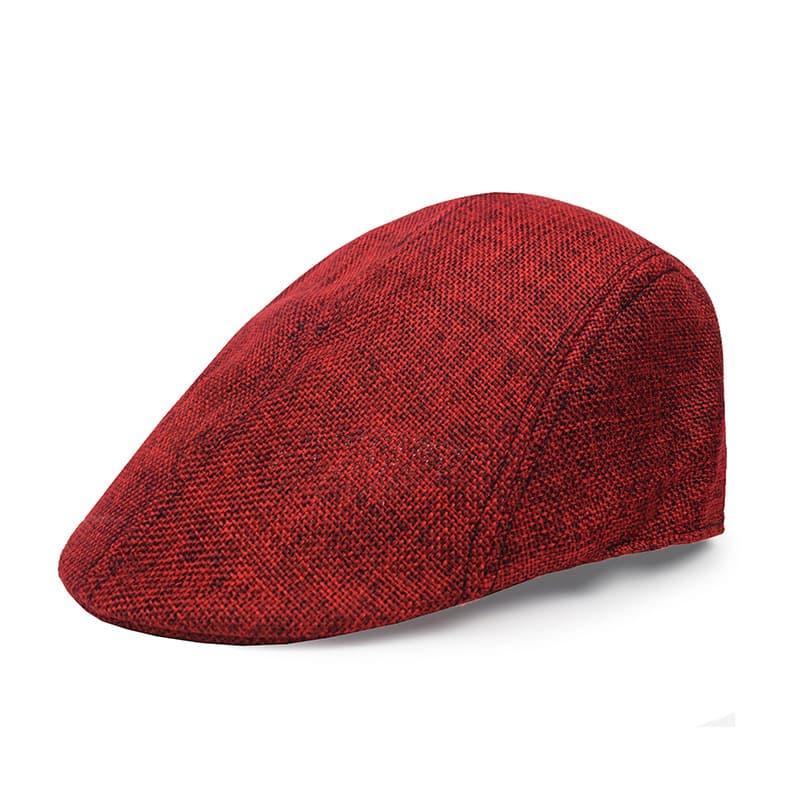 Gorra retro tipo boina con pico para hombre