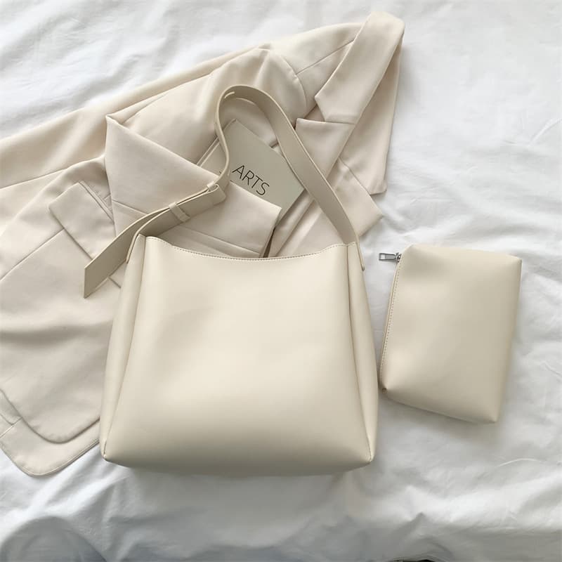 Bolsa de hombro grande tipo tote para mujer