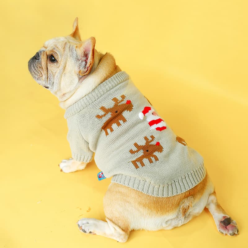 Suéter navideño casual para mascotas