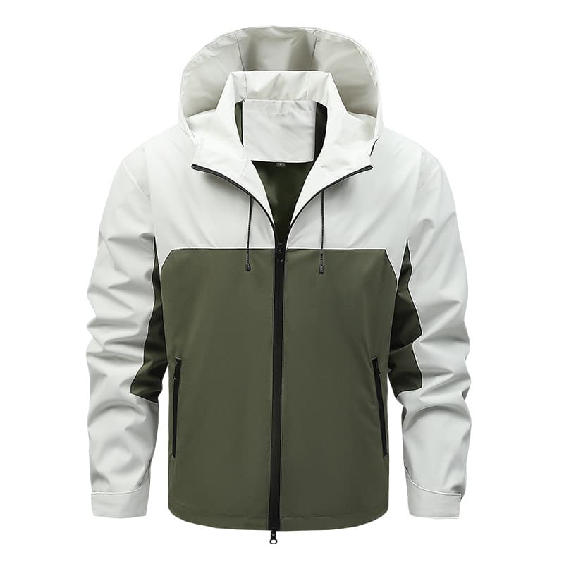 Chaqueta de hombre con capucha para primavera y otoño