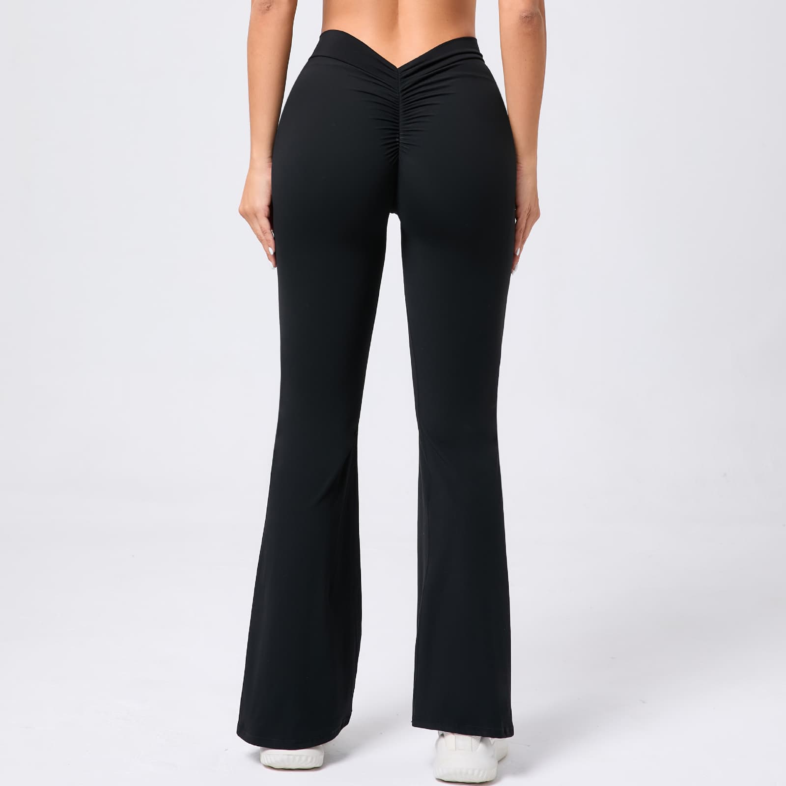 Pantalones yoga levantador de caderas cintura V