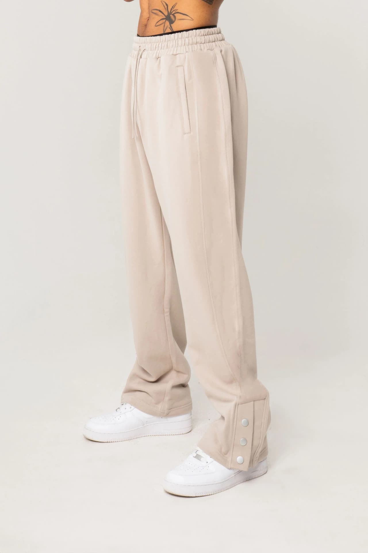 Pantalones casuales hombre algodón sueltos moda urbana