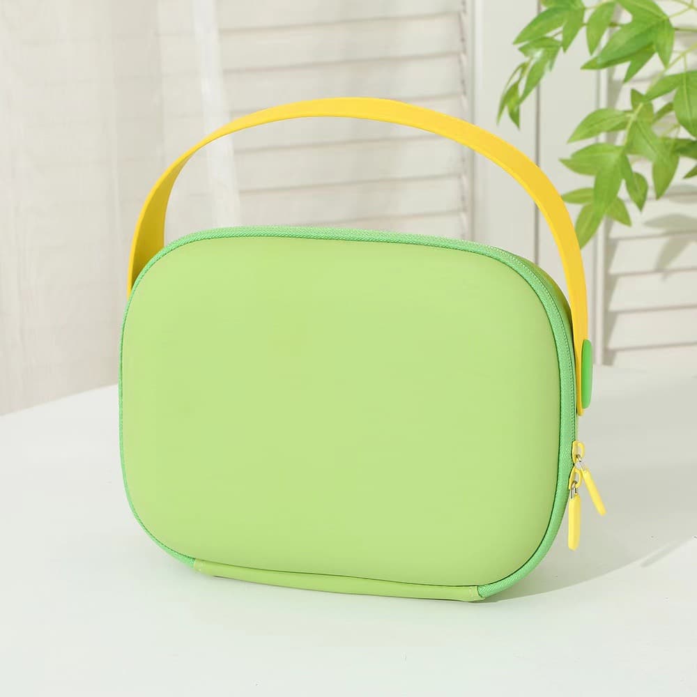 Bolsa de maquillaje de colores vivos de gran capacidad
