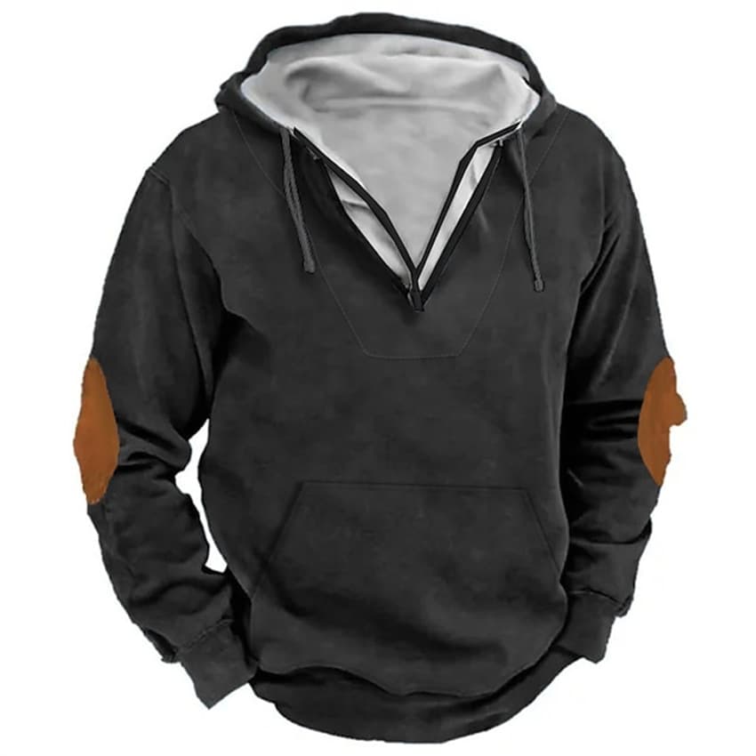 Sudadera con capucha casual para hombre