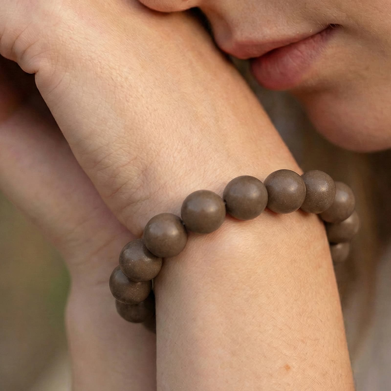 Pulsera de cuentas con opciones de tamaño