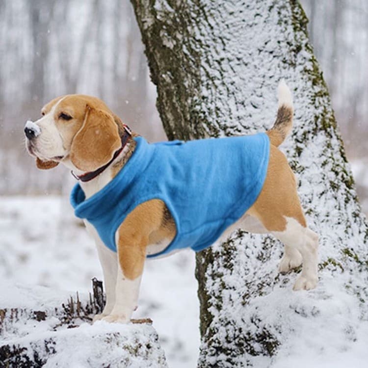Abrigo de fleece para perros pequeños y cachorros