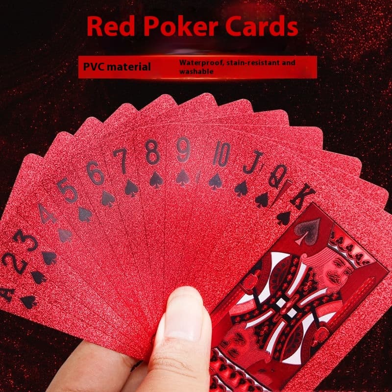 Baraja de cartas de plástico impermeable