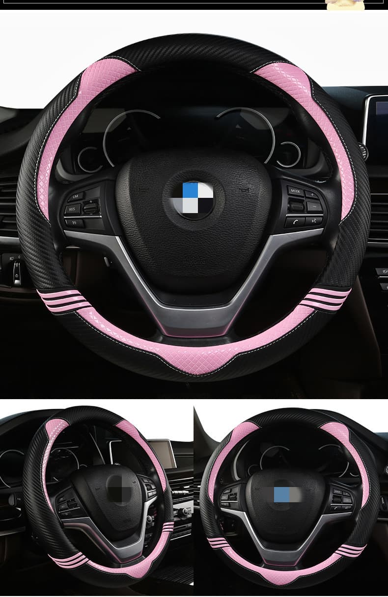 Funda de volante con diseño de gato lindo
