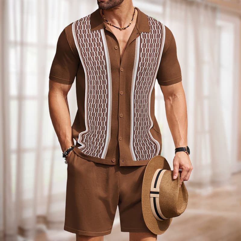 Conjunto de sudadera y shorts de viscosa
