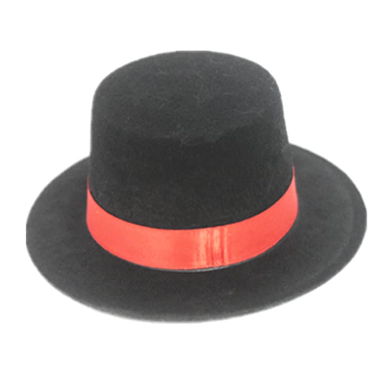 Disfraz elegante para gatos, sombrero y cuello
