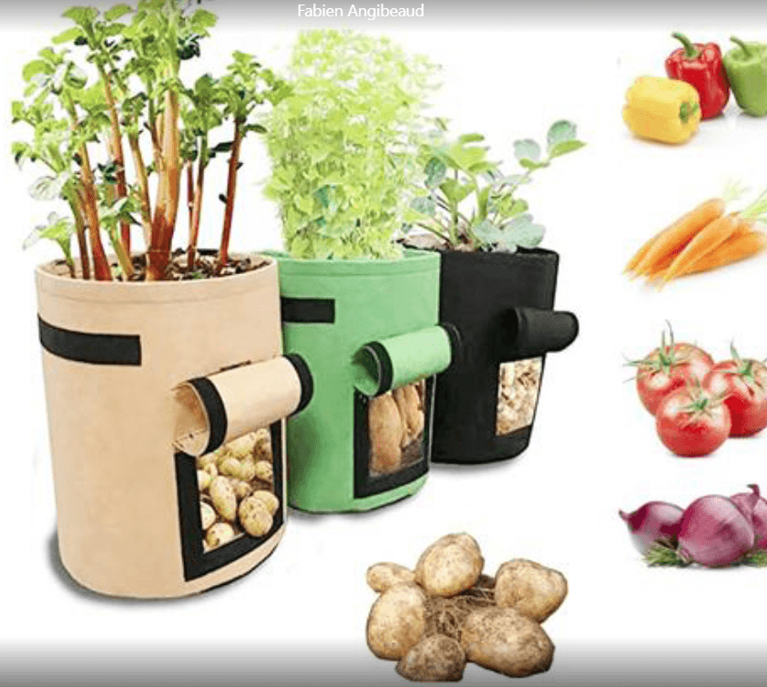 Bolsa de cultivo transpirable con ventana lateral