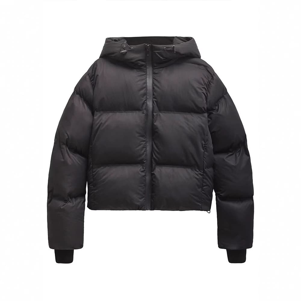 Chaqueta con capucha y bolsillos para mujer
