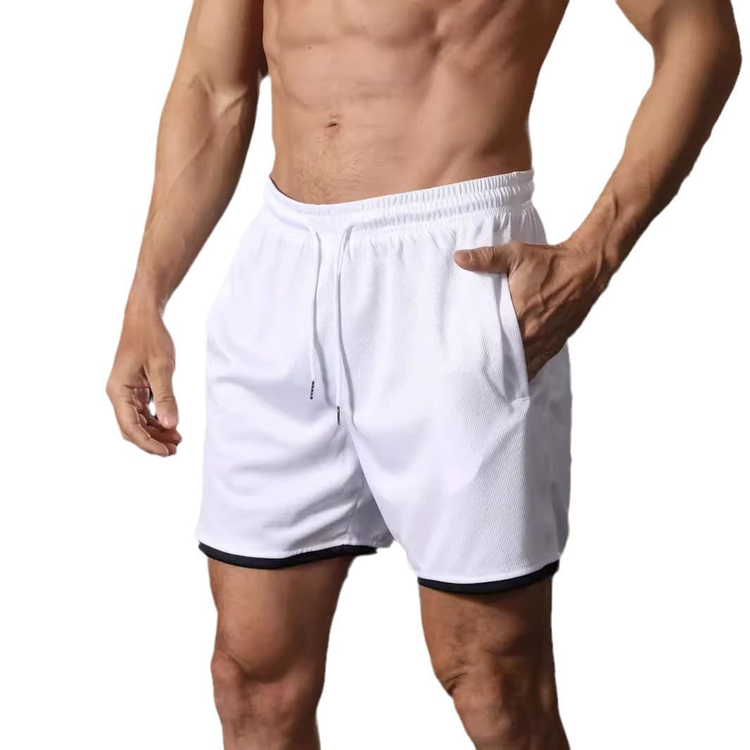 Shorts deportivos transpirables para hombre
