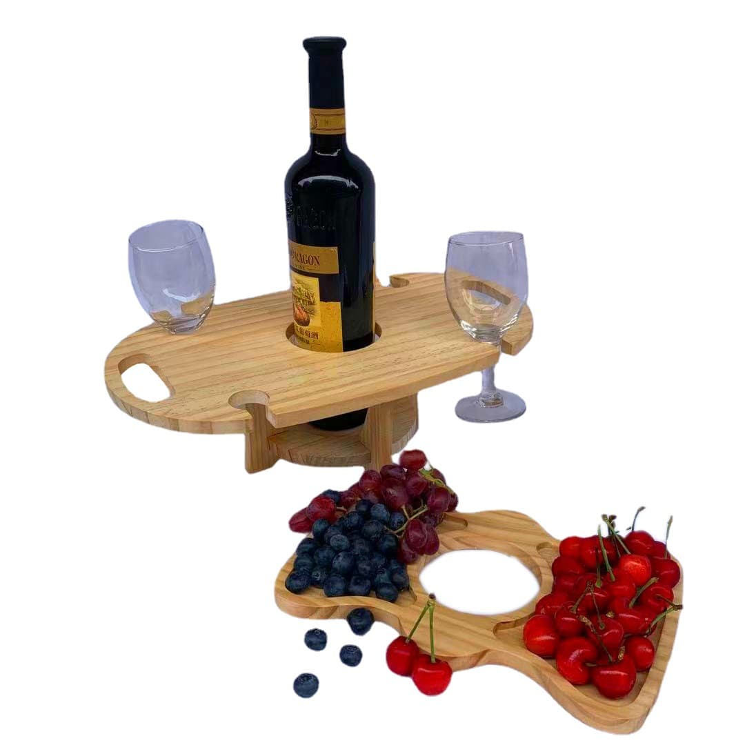 Mesa de picnic de madera plegable para parejas