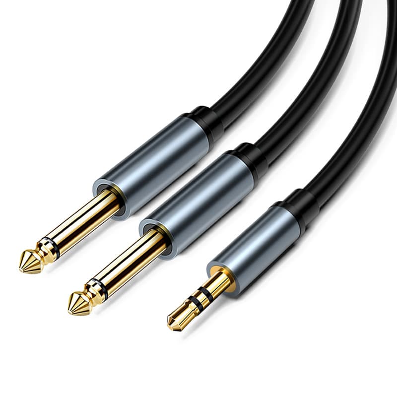 Cable de audio 3.5 a 6.5 macho macho