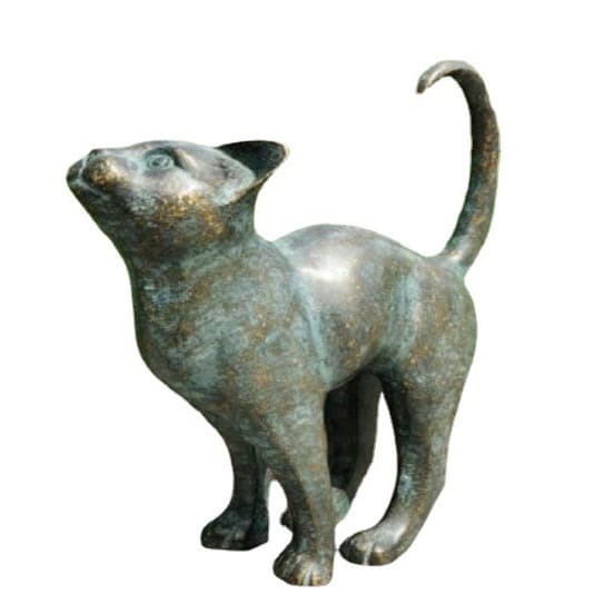 Ornamento decorativo de resina con diseño de leopardo