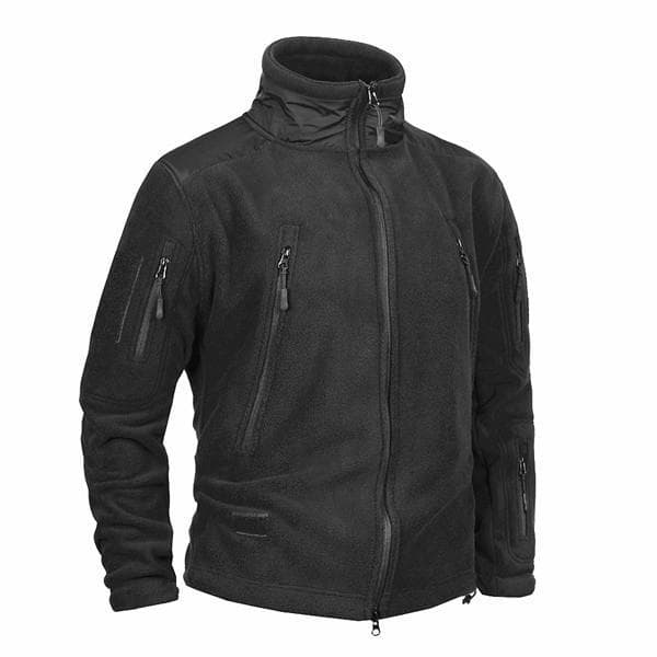 Forro polar grueso estilo militar