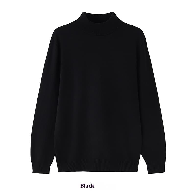Suéter cuello falso manga larga hombre casual