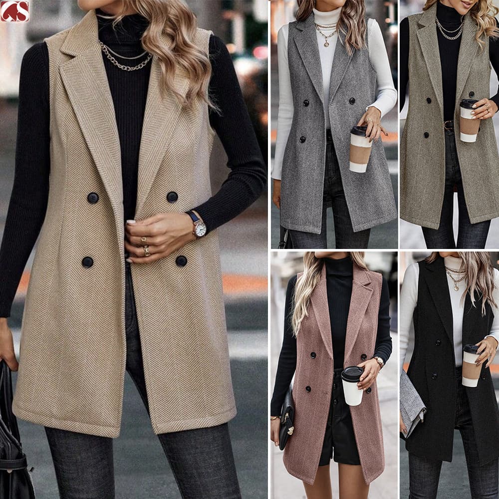 Vestido elegante sin mangas para mujer