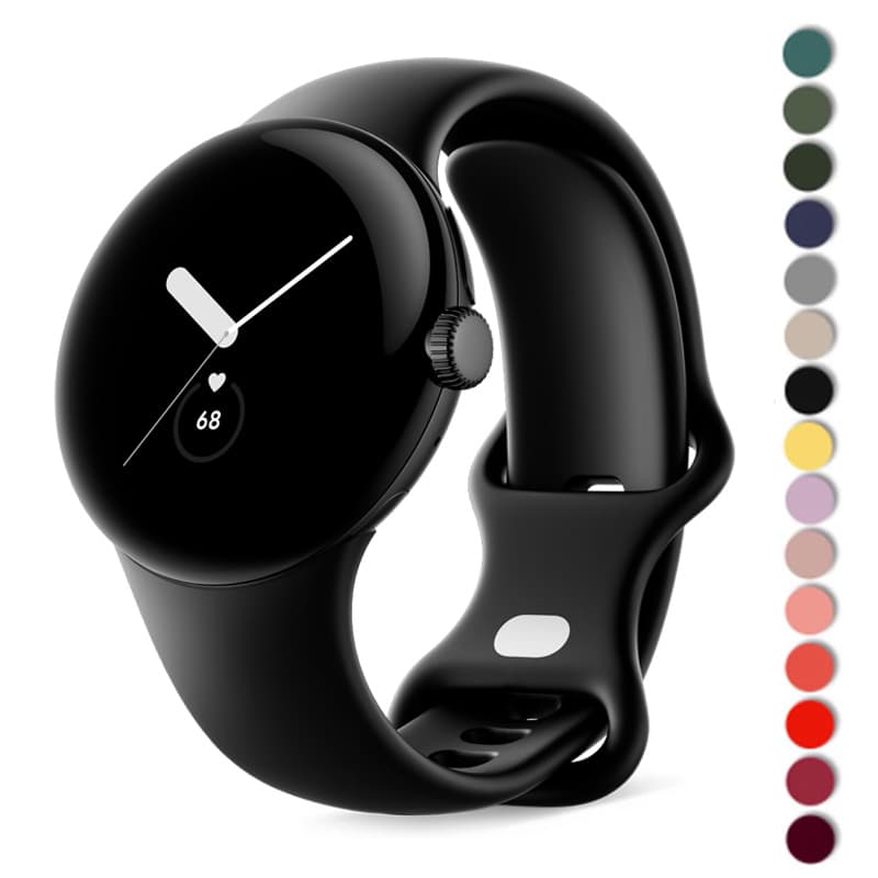 Correa de reloj con hebilla de arco de silicona