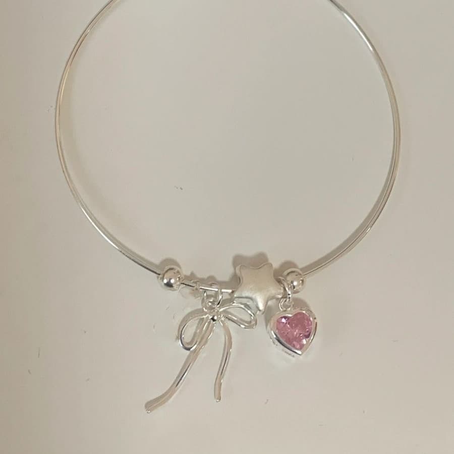 Pulsera de mariposa y estrellas para mujer