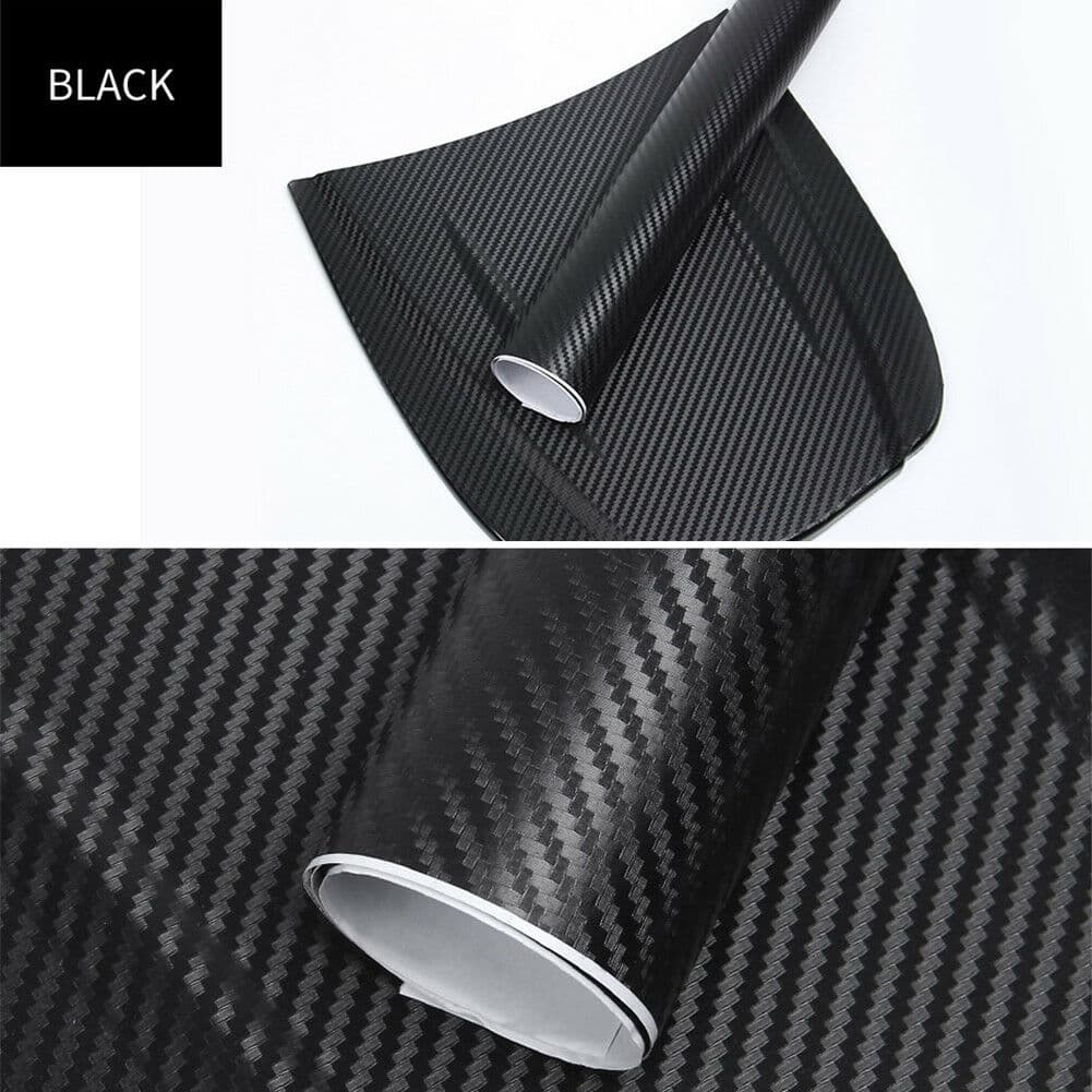Adhesivo 3D fibra de carbono auto interior exterior