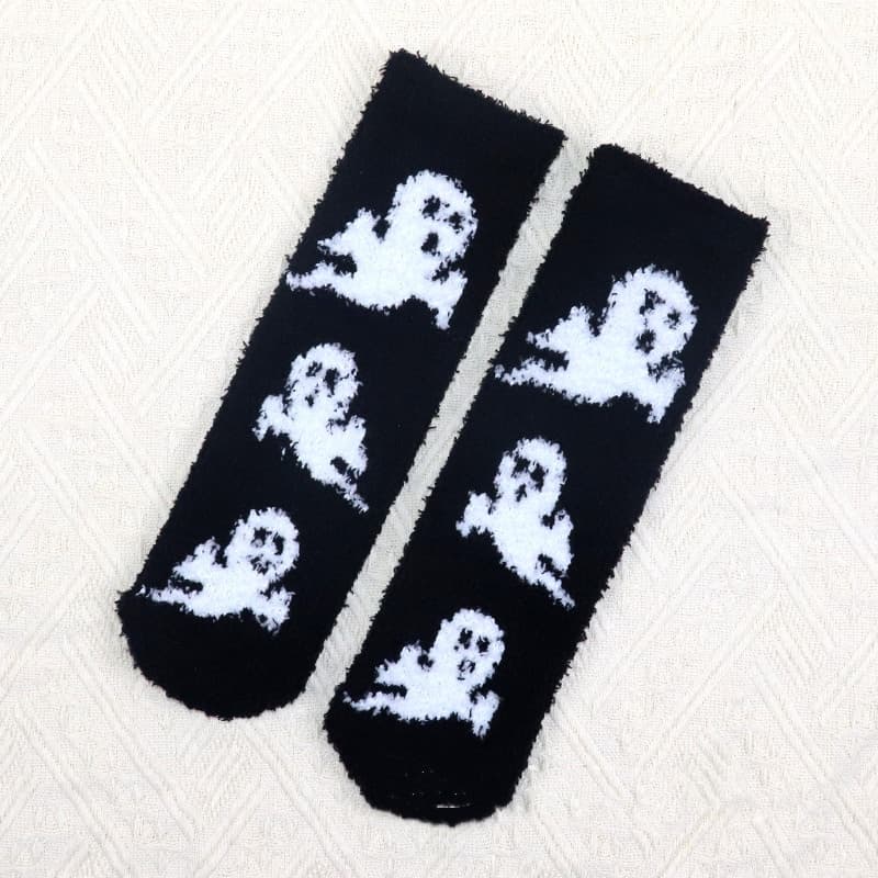 Calcetines de Halloween con diseño luminoso