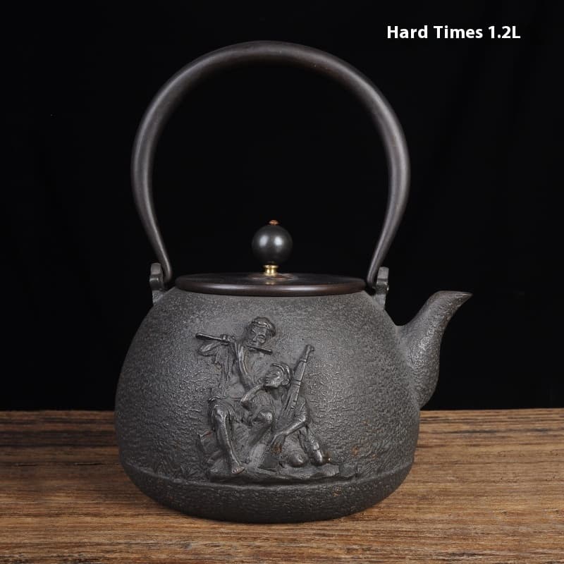 Tetera de hierro colado estilo japonés