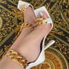 Sandalias para mujer estilo europeo con tacón aguja