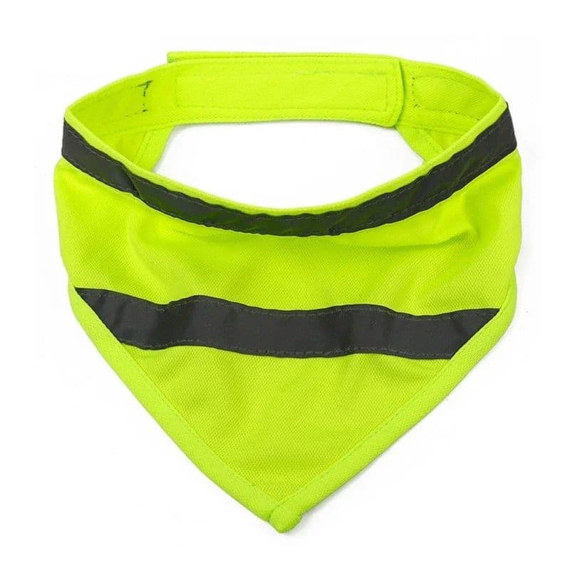 Bandana reflectante para perros visibilidad nocturna