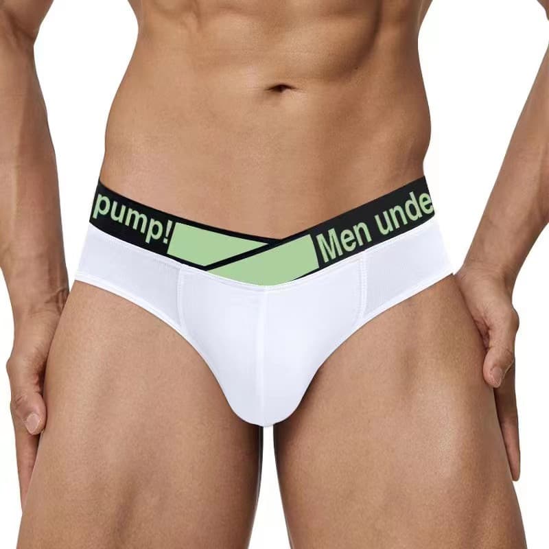 Calzoncillos tipo briefs de talla grande con cintura V-belt