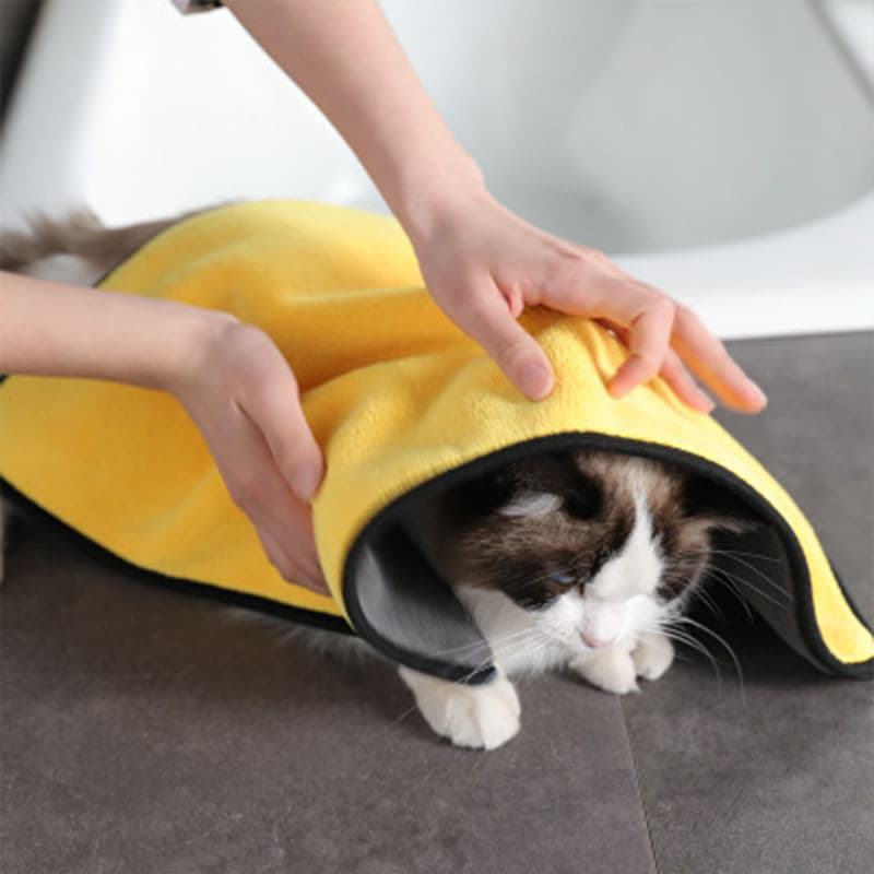 Toalla absorbente para baño de mascotas