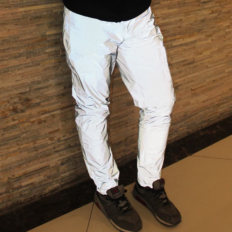 Pantalones jogging reflectantes slim-fit para tallas grandes