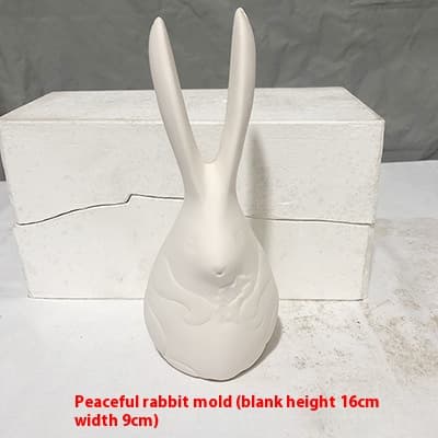Figurita de yeso con símbolo de buena suerte para decoración